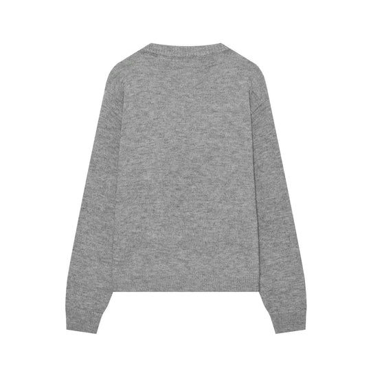 Damen Strickcardigan mit Hasenintarsien und dekorativem Knebelverschluss Nord Taschen