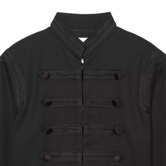 Damen Cropped Marschalljacke mit Stehkragen und dekorativen Zierbordüren Nord Taschen