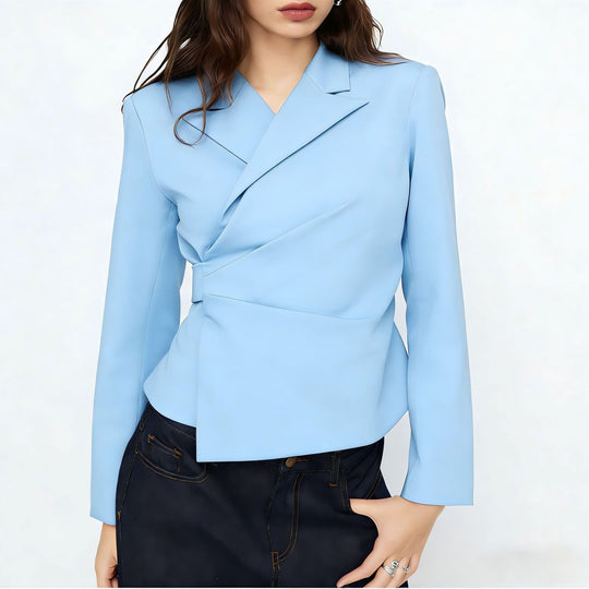 Damen Eleganter Tailored Blazer Nord Taschen