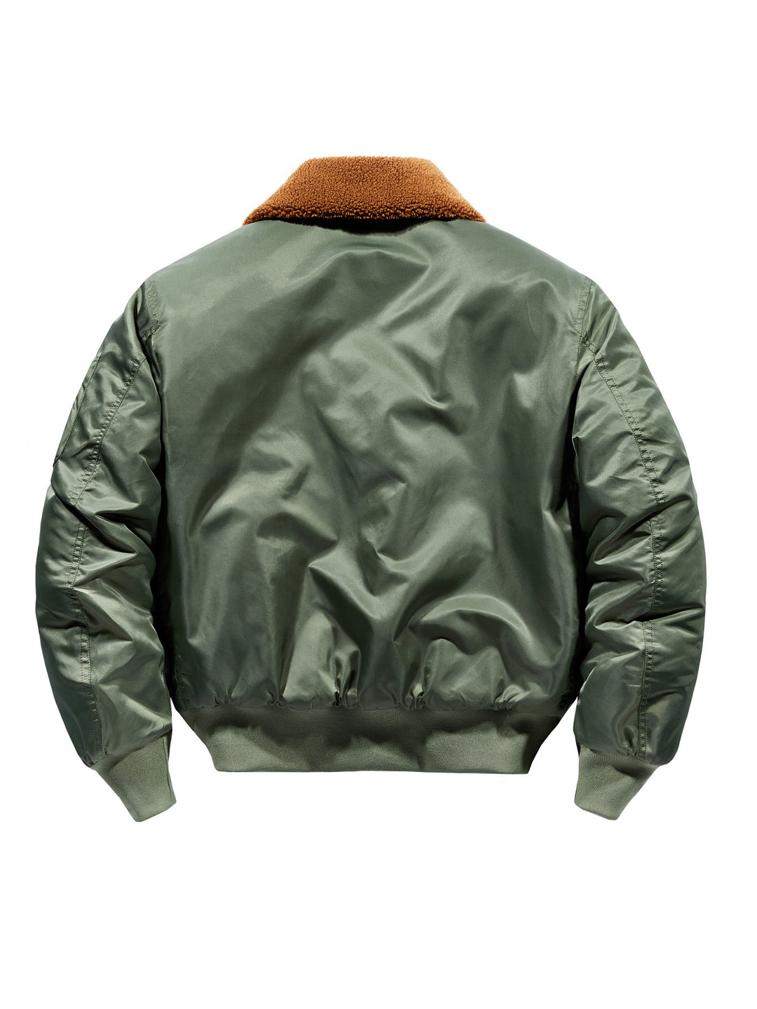 Herren Pilotenbomberjacke mit Teddykragen und Utility-Ärmeltasche Nord Taschen