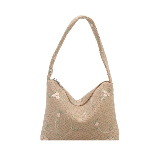 Damen elegante Handtasche mit floralen Stickereien Nord Taschen
