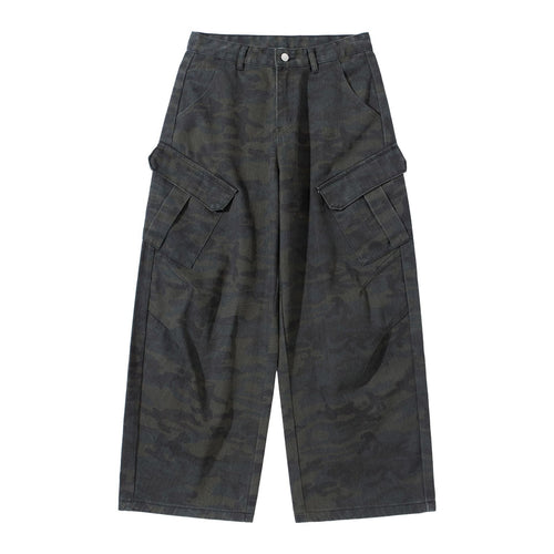 Damen Hochgeschnittene Cropped-Cargo-Hose im Utility‑Stil mit großen Klappentaschen Nord Taschen