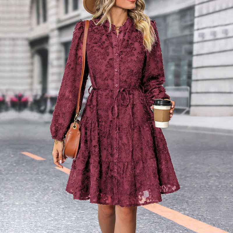 Damen Blusenkleid mit Rüschen Nord Taschen