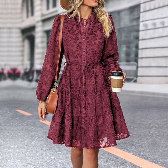 Damen Blusenkleid mit Rüschen Nord Taschen