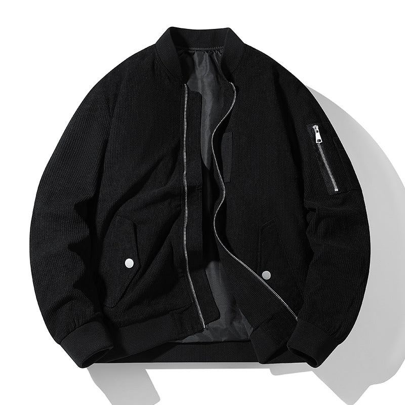Herren Sportliche Bomberjacke mit Reißverschluss und praktischen Taschen Nord Taschen