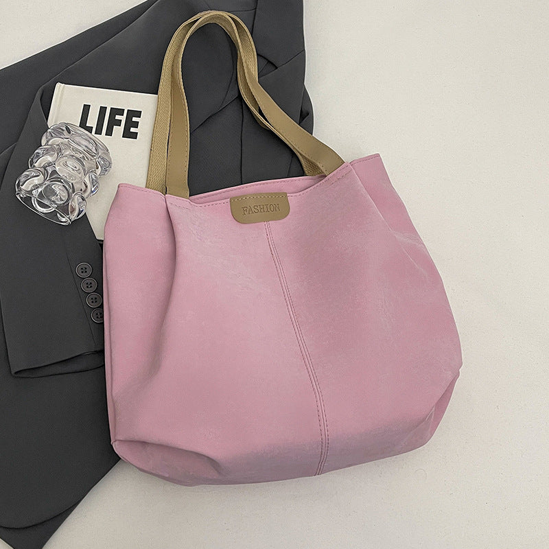 Damen elegante Hobo-Tasche aus hochwertigem Kunstleder mit breiten Griffen Nord Taschen