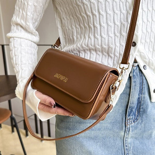Damen Umhängetasche mit hochwertigem Kunstleder und elegantem Klappenverschluss Nord Taschen