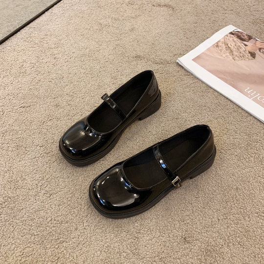 Damen elegante Mary Jane Ballerinas mit praktischen Schnallen und weich gepolsterter Innensohle