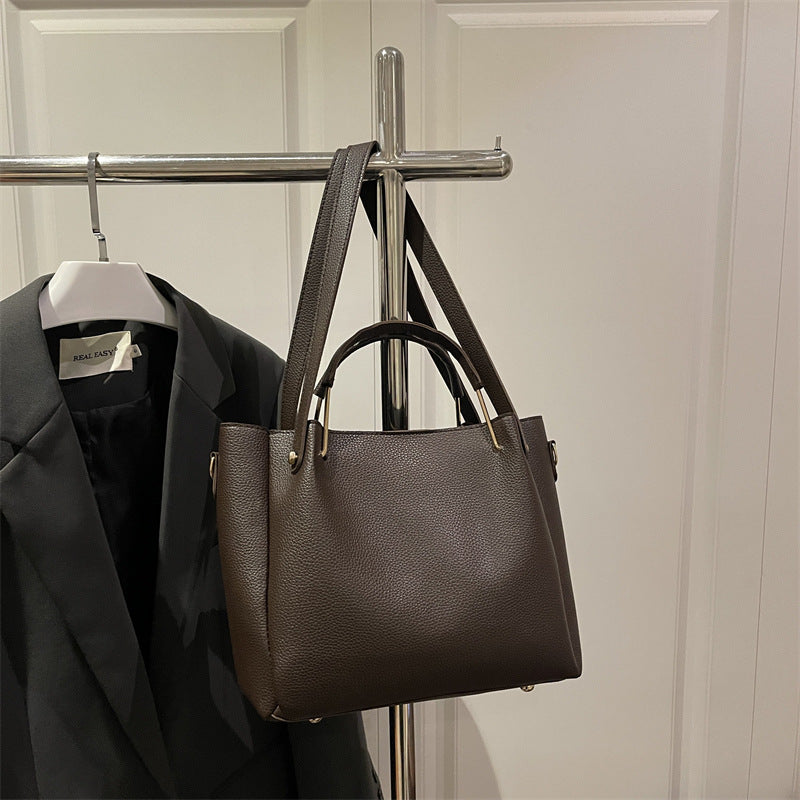 Damen elegante Henkeltasche aus hochwertigem Kunstleder Nord Taschen