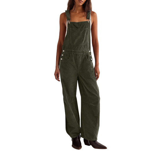 Damen Latzhose Cord weit geschnitten - Vittorelli