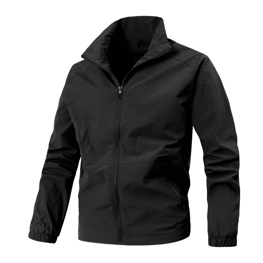 Herren Leichte Softshelljacke mit Stehkragen, winddichter Membran und Reißverschlusstaschen Nord Taschen