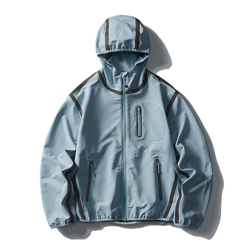 Unisex Wasserdichte Softshell-Outdoorjacke mit verschweißten Nähten und Kapuze Nord Taschen