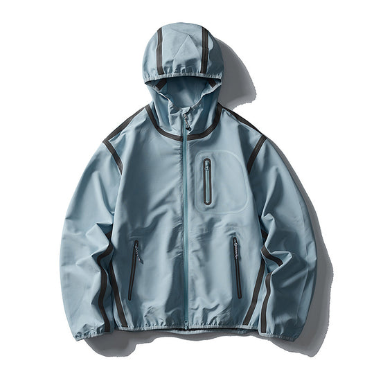 Unisex Wasserdichte Softshell-Outdoorjacke mit verschweißten Nähten und Kapuze Nord Taschen