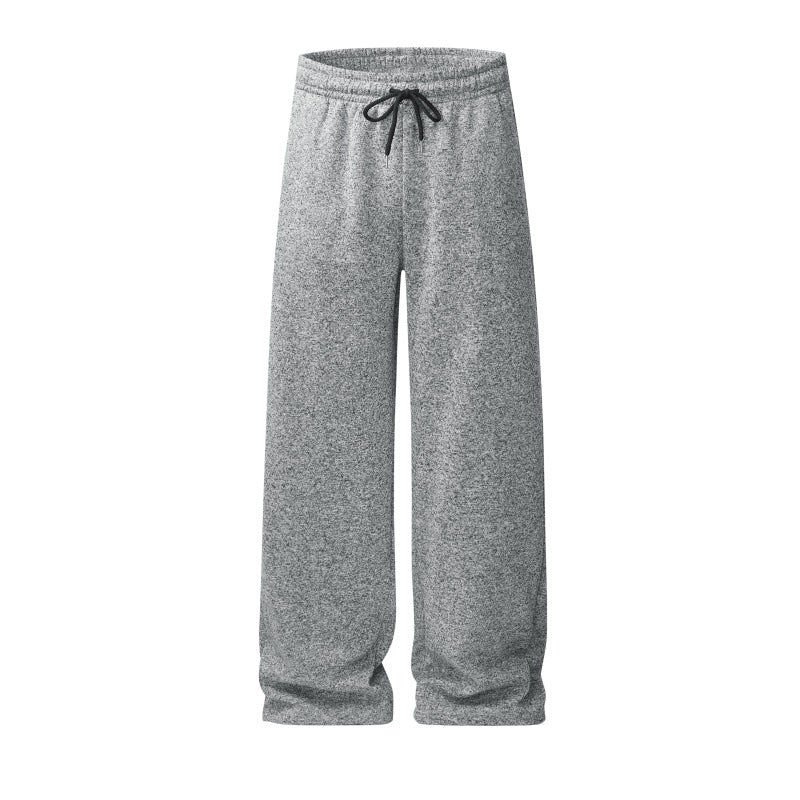 Damen weite Lounge‑Hose mit elastischem Bund, Kordelzug & flauschigem Fleece‑Innenfutter Nord Taschen