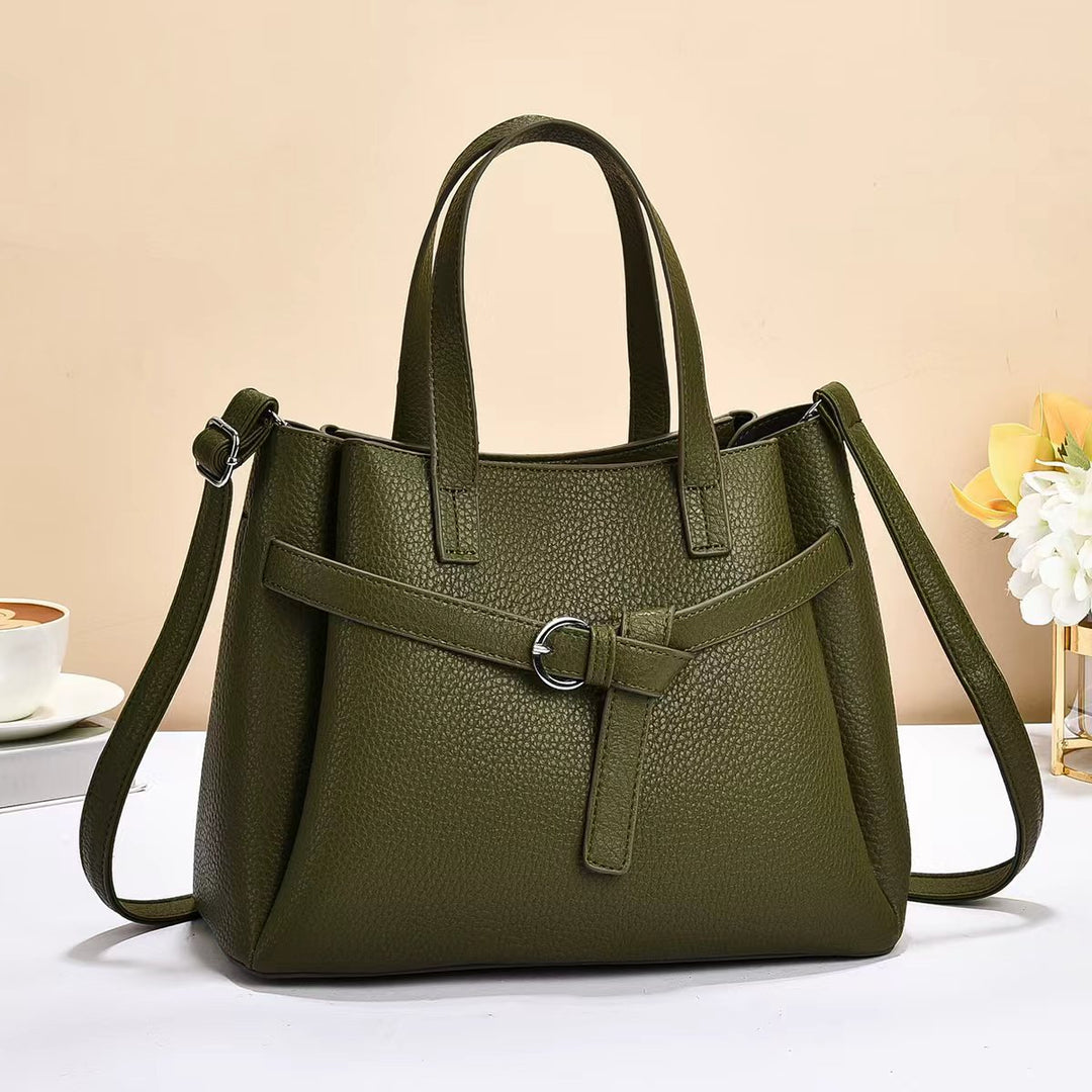 Damen elegante Handtasche mit vielseitigem Tragegurt Nord Taschen