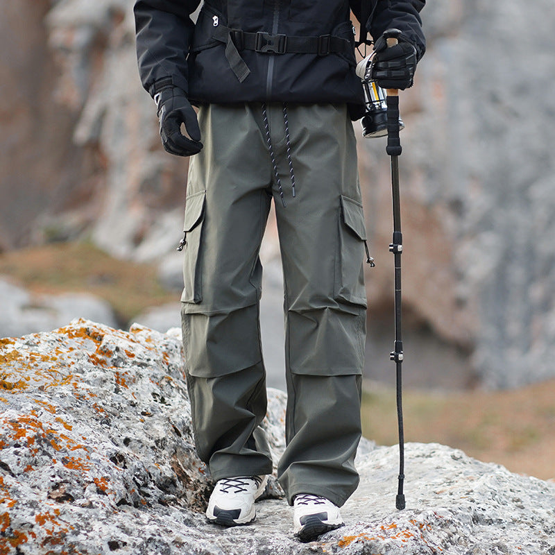 Herren Technische Outdoor-Cargohose mit wasserabweisendem Stretch und verstärkten Knien Nord Taschen