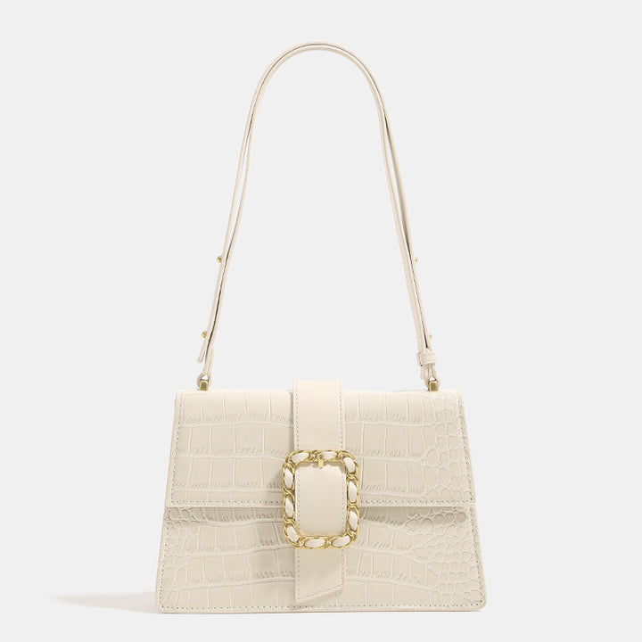 Damen Handtasche mit elegante Kroko-Optik und luxuriösem Kettenverschluss Nord Taschen