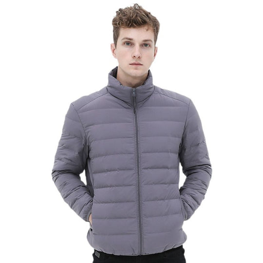 Herren leichte gesteppte Thermo-Steppjacke mit Stehkragen Nord Taschen