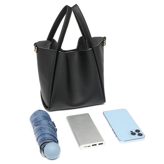 Damen Hobo-Tasche aus hochwertigem Kunstleder mit abnehmbarem Schulterriemen Nord Taschen