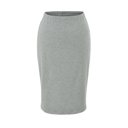 Damen Figurnaher Midirock aus Feinstrick mit elastischem Bund Nord Taschen