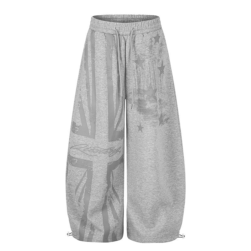 Damen Extraweite Culotte-Sweatpants mit hohem Komfortbund, Kordelzug und verstellbaren Saumabschlüssen Nord Taschen