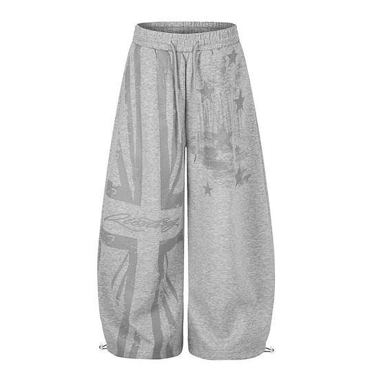 Damen Extraweite Culotte-Sweatpants mit hohem Komfortbund, Kordelzug und verstellbaren Saumabschlüssen Nord Taschen