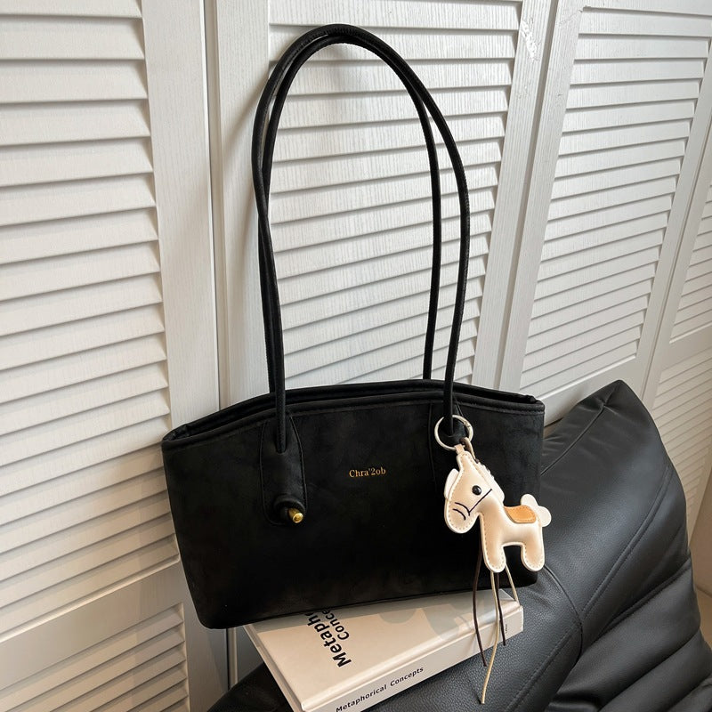 Damen modische Handtasche mit verspieltem Anhänger Nord Taschen