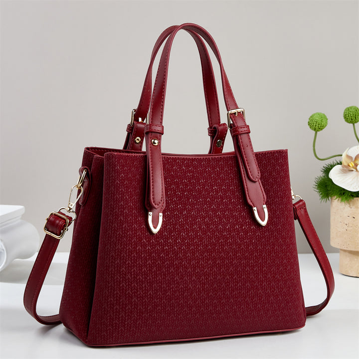 Damen Handtasche mit strukturiertem Design und abnehmbaren Tragegurt Nord Taschen
