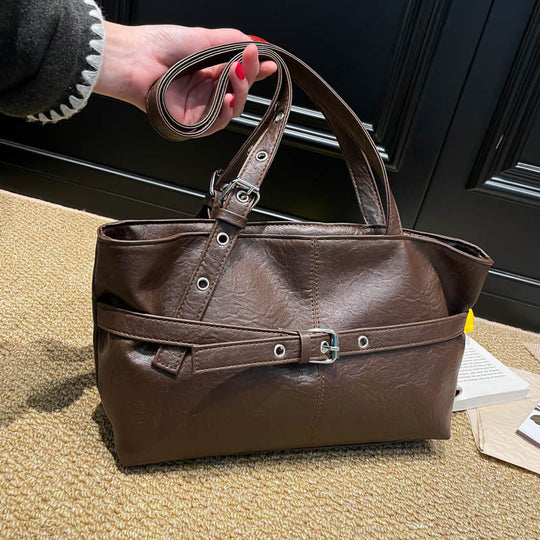 Damen elegante Handtasche mit flexiblem Tragegriff Nord Taschen