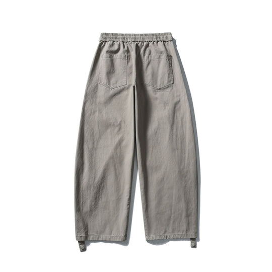 Damen Weite Cargo‑Hose mit elastischem Tunnelzugbund, aufgesetzten Pattentaschen und verstellbaren Beinriemen Nord Taschen