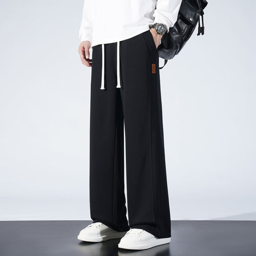 Damen Weite Lounge-Sweathose mit Tunnelzug und geradem Bein Nord Taschen