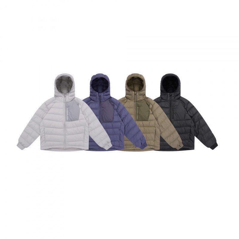 Unisex Wattierte Kapuzenjacke im Boxy‑Cut mit verstärkter Brusttasche und Thermo‑Füllung Nord Taschen