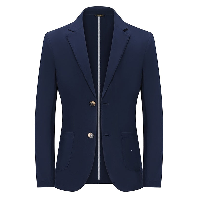 Herren Modernes Slim-Fit Sakko mit schmalem Revers und aufgesetzten Taschen Nord Taschen