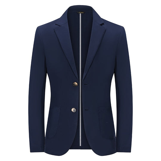 Herren Modernes Slim-Fit Sakko mit schmalem Revers und aufgesetzten Taschen Nord Taschen
