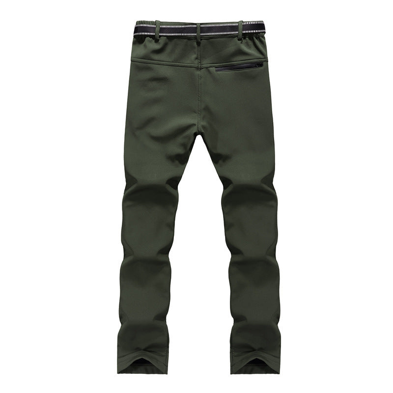 Damen Softshell-Trekkinghose mit vorgeformten Kniepartien, wasserabweisender Membran und Reißverschlusstaschen Nord Taschen