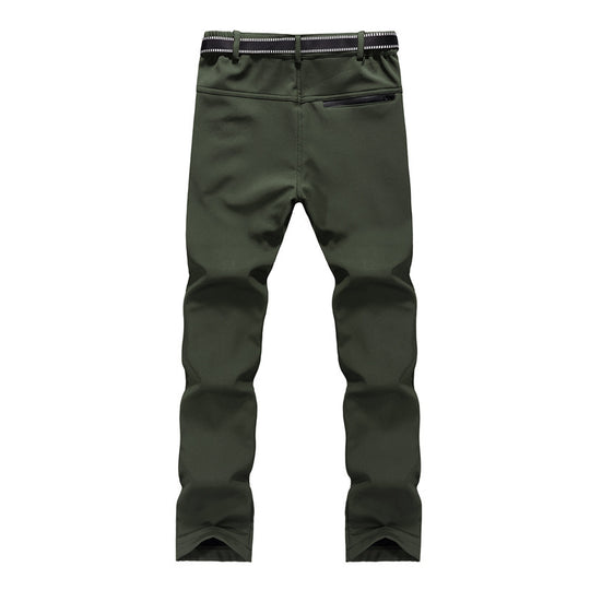 Damen Softshell-Trekkinghose mit vorgeformten Kniepartien, wasserabweisender Membran und Reißverschlusstaschen Nord Taschen