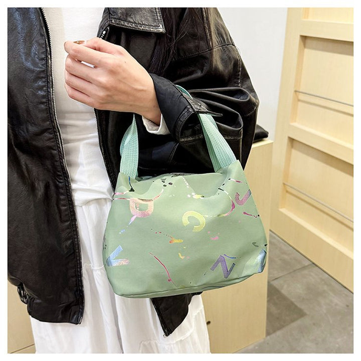 Damen modische Umhängetasche mit buntem Muster und praktischem Tragegurt Nord Taschen