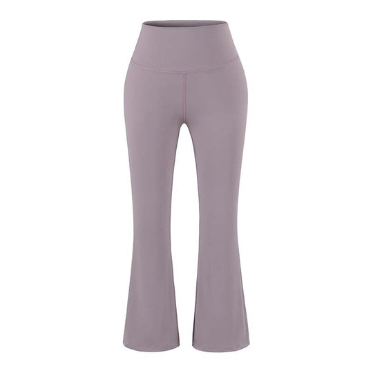 Damen High‑Waist Yoga-Flarehose mit ausgestelltem Schlag und Komfortbund Nord Taschen