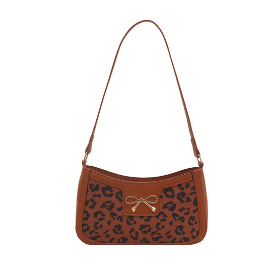 Damen Umhängetasche mit Leopardenmuster und elegantem Kettenriemen Nord Taschen
