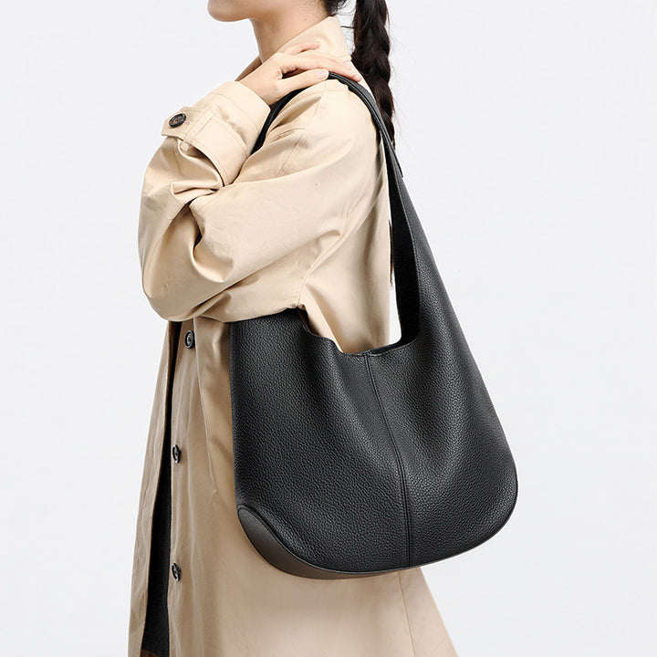 Damen umschlungene Lederhandtasche Nord Taschen
