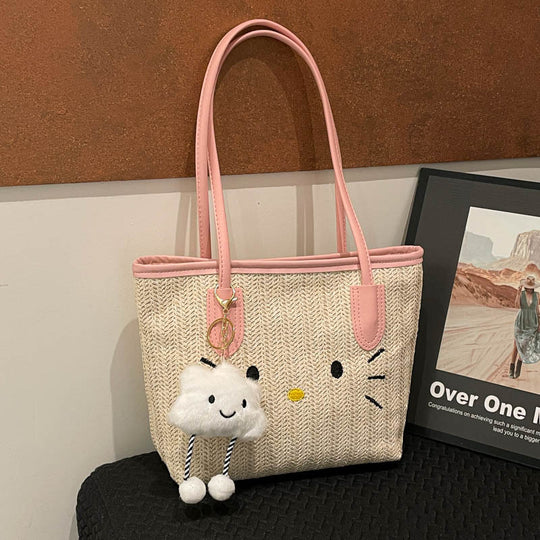 Damen kreative Handtasche mit fröhlichem Wolken-Anhänger Nord Taschen