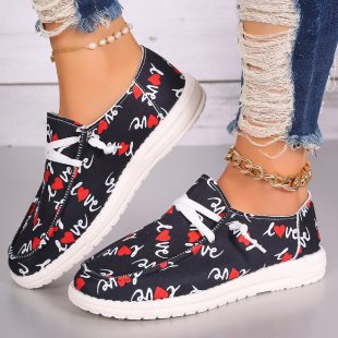 Damen Low‑Top Sneakers im Animal‑Mix mit Schnürung und gepolstertem Komfortfußbett Nord Taschen