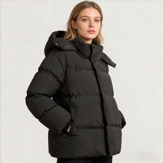 Damen Steppdaunenjacke mit hohem Kragen Nord Taschen