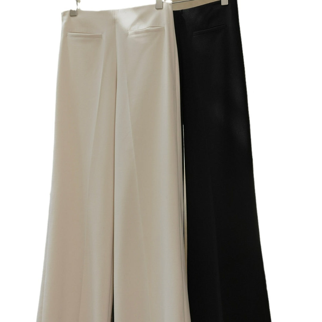 Damen Weite High‑Waist Palazzohose mit Bundfalten und fließender Tailoring‑Silhouette Nord Taschen