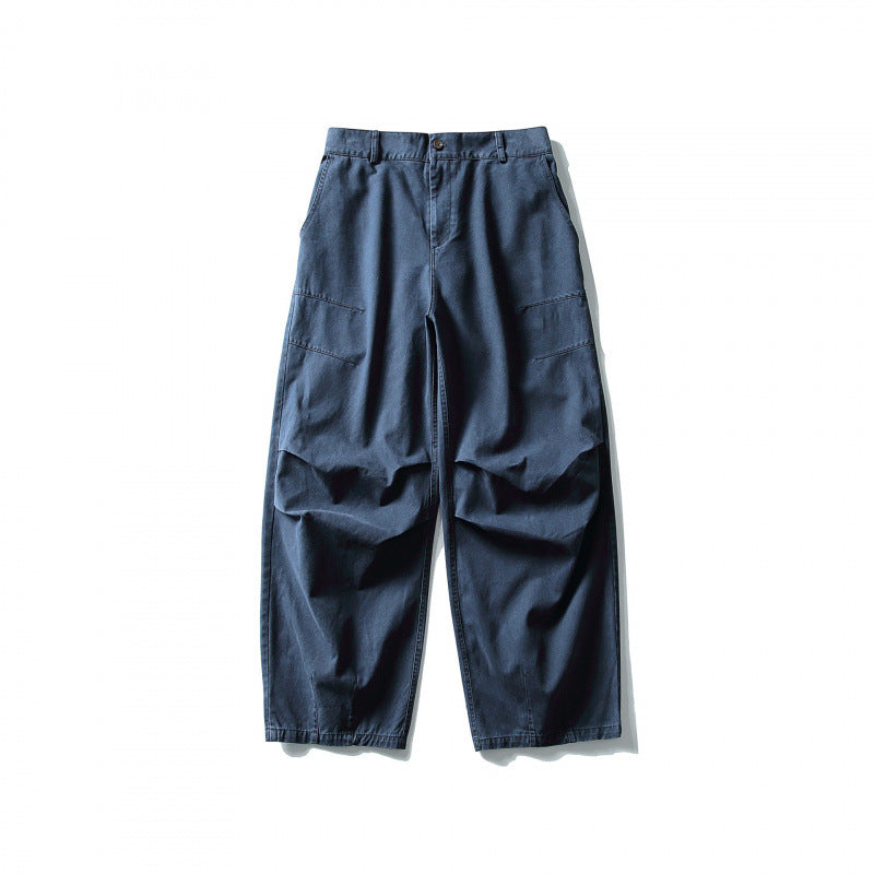 Unisex Weite Utility-Cargo-Hose im Relaxed-Fit mit Knieabnähern und elastischem Saum Nord Taschen