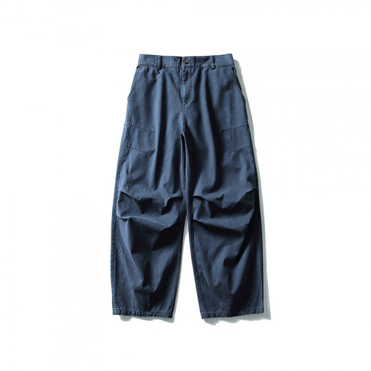 Unisex Weite Utility-Cargo-Hose im Relaxed-Fit mit Knieabnähern und elastischem Saum Nord Taschen