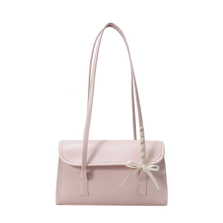 Damen Handtasche aus hochwertigem Kunstleder mit verspieltem Schleifendetail Nord Taschen