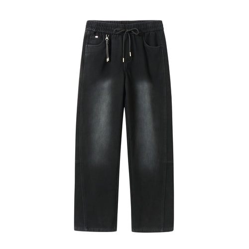 Damen Locker geschnittene Sweathose mit elastischem Bund und Kordelzug Nord Taschen