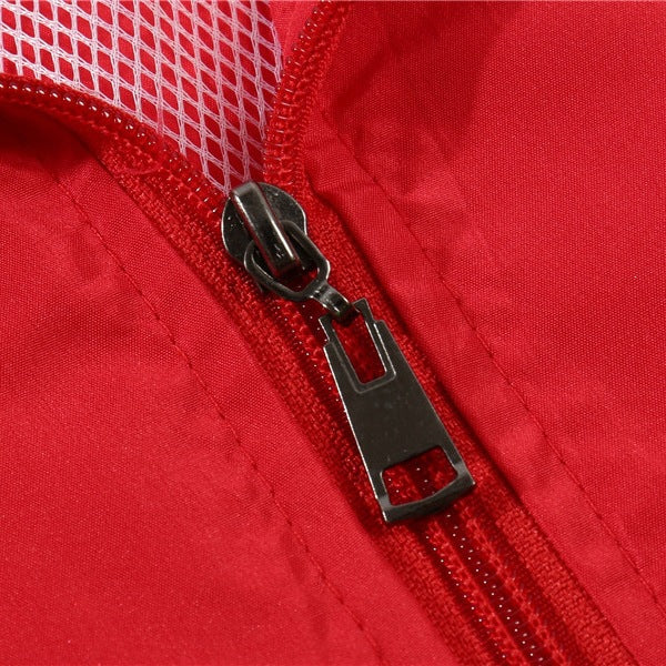 Herren Leichte Windjacke mit Mesh-Innenfutter, Stehkragen & elastischem Saum Nord Taschen