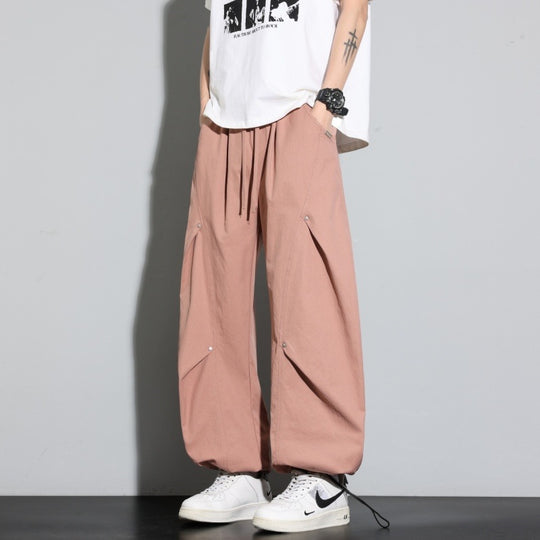 Damen Weite Lagen-Loungehose mit Cargo-Details & elastischem Tunnelzug Nord Taschen